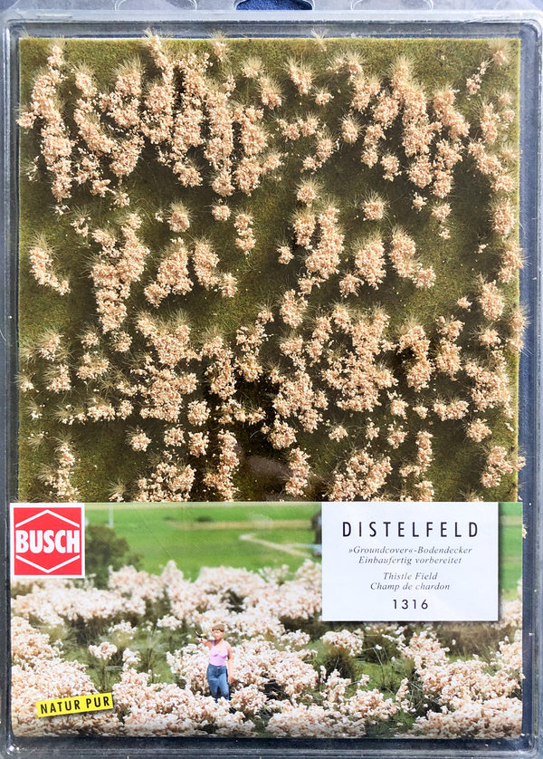 Busch 1316 H0/N Bodendecker: Diestelfeld