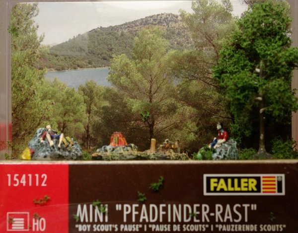 Faller 154112 H0 Pfadfinder-Rast Mini-Set