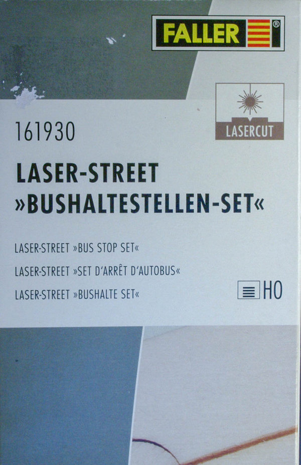 Faller 161930 H0 Laser-Street Bushaltestellen-Set.