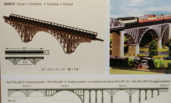 Faller 282915 Z  - Stahlträgerbrücke