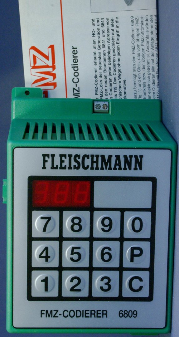 Fleischmann 6809 H0 FMZ CODIERER zum Codieren von FMZ Decodern von Fleischmann