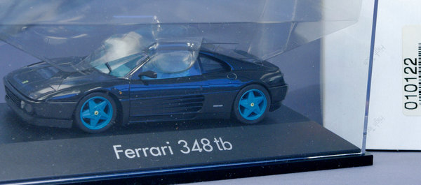 Herpa 010122 Ferrari 348 tb" schwarz/türkis M 1 : 43