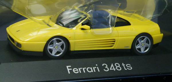 Herpa 010214 Ferrari 348 ts, gelb  Maßstab 1:43