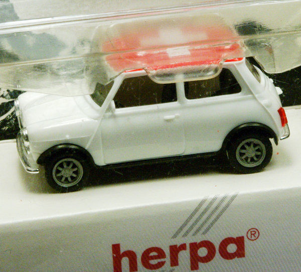Herpa 021234 H0 Austin Mini Cooper "Schweiz"