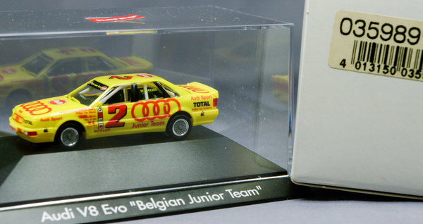 Herpa 035989 H0 Audi V8 Evolution "Belgian Junior Team" Nr.2.