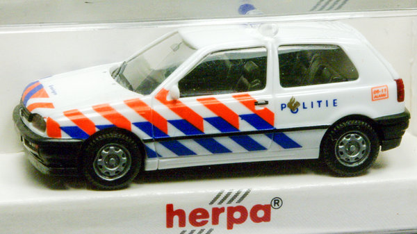 Herpa 042222 H0 VW Golf III CL Politie Groningen