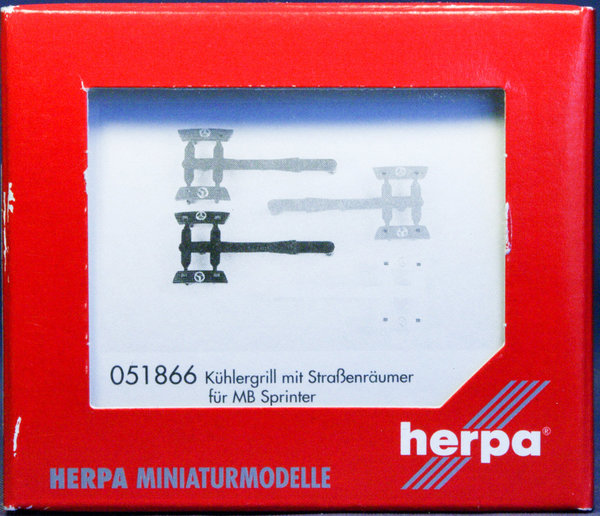 Herpa 051866 H0 Kühlergrill MB Sprinter mit Straßenräumern