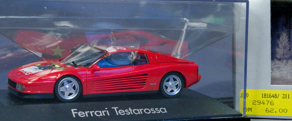 Herpa 181648 Ferrari Testarossa, Weihnachten 93 in 1 : 43.