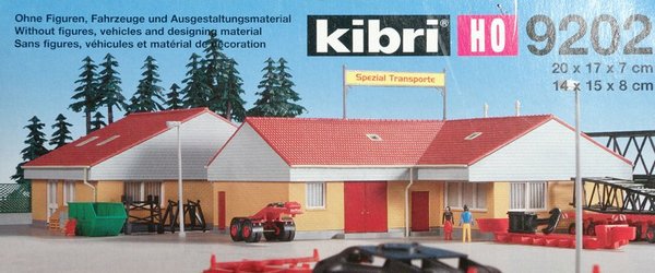 Kibri 9202 H0 - Betriebshof. Bausatz in 1/87.