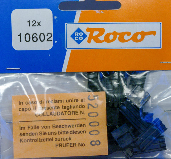Roco 10602 Kabelverbindungsplättchen (12 Stück)