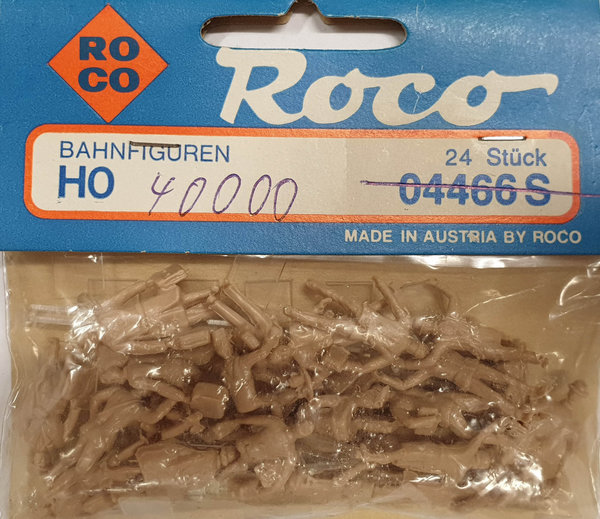 Roco 40000 H0-Bahnfiguren (unbemalt) 24 Stück/Packung.