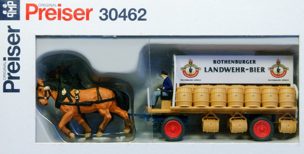 Preiser 30462 H0 Brauereiwagen "Landwehr-Bier"