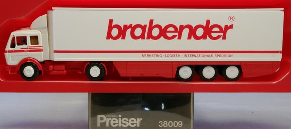 Preiser 38009 H0 MB-Sattelzug 1625 S Brabender