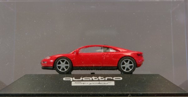 Rietze 80008 H0 Audi Quattro Spyder rot.