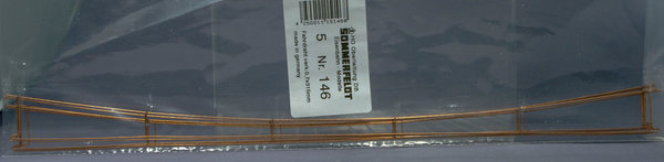 Sommerfeldt H0 146 Fahrdraht verkupfert 0,7 x 315 mm (5 Stück)