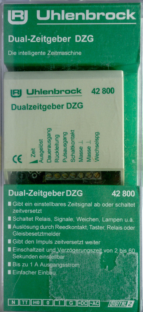 Uhlenbrock 42800 Dual-Zeitgeber.