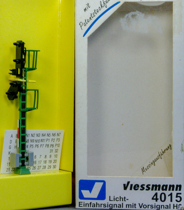 Viessmann 4015 H0 Licht-Einfahrsignal mit Vorsignal.