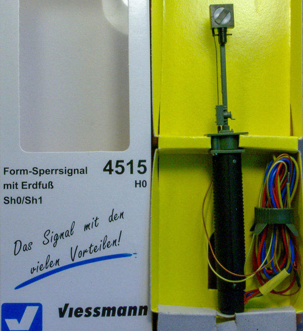 Viessmann 4515 H0 Form-Sperrsignal mit Erdfuß