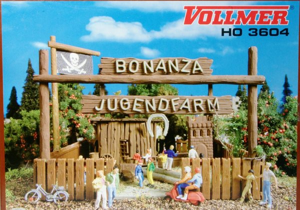 Vollmer 3604 HO - Jugendfarm "Bonanza" Spielplatz