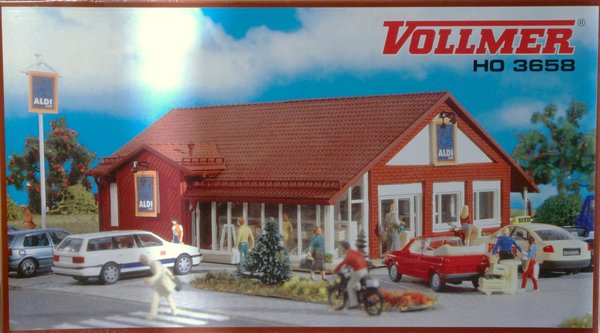 Vollmer 3658 H0 Aldi-Süd Markt.