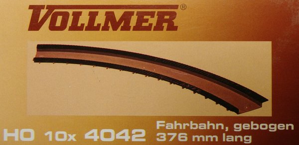 Vollmer 4042 H0-Fahrbahn gebogen R1