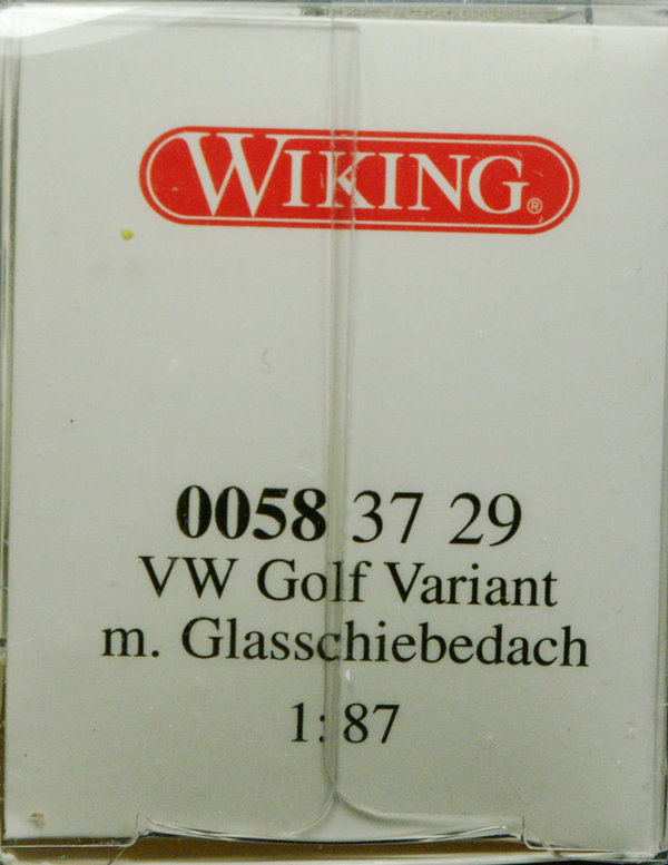 Wiking 005837 H0 VW Golf V Variant mit Glasdach candyweiss
