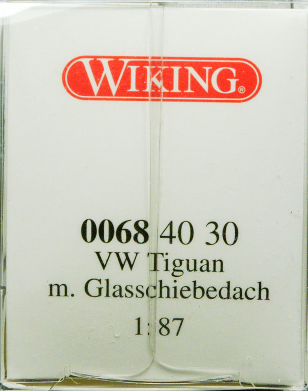 Wiking 006840 H0 VW Tiguan mit Glasschiebedach catalinablue-metallic