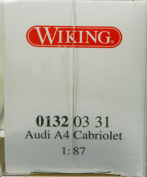 Wiking 013203 H0 Audi A4 Cabrio offen Cosmic gelb metallic