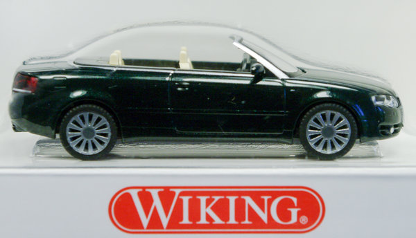 Wiking 013201 H0 Audi A4 Cabrio offen tiefgrün
