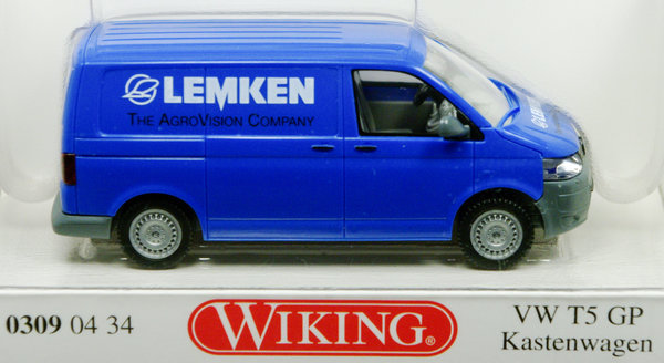 Wiking 030904 H0 VW T5 GP Kastenwagen "Lemken"