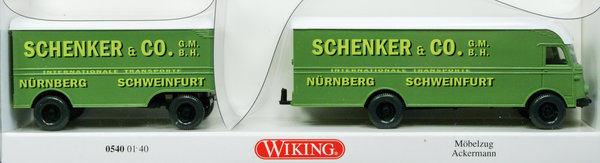 Wiking 054001 H0 Möbelzug (Ackermann)"Schenker"
