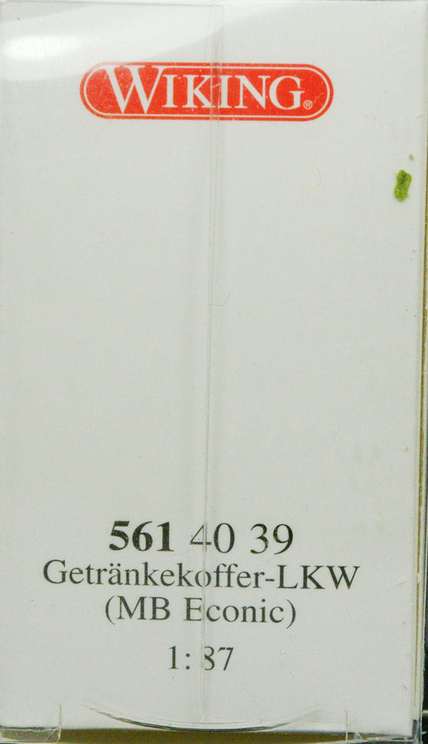 Wiking 56140 H0 Getränkekoffer-LKW (MB Econic) Veltins V+(lemon)