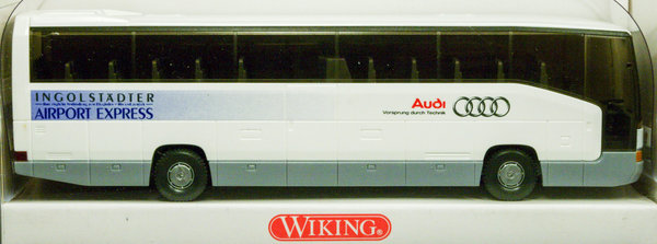 Wiking 071408 H0 MB O 404 RHD Reisebus "INGOLSTÄDTER"