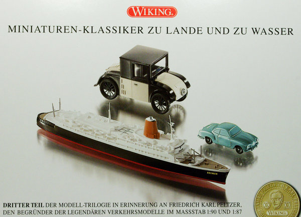 Wiking 099034 H0 100 Jahre Peltzer III Miniaturenklassiker zu Lande und zu Wasser