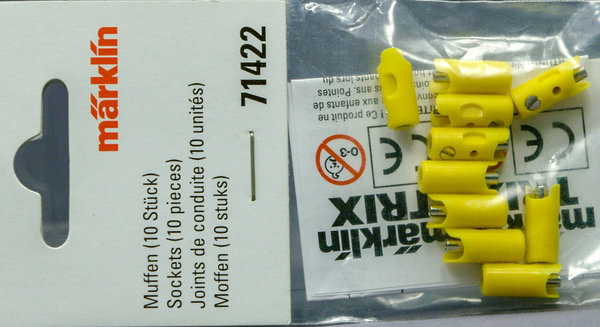 Märklin 71422 Muffen gelb (10 Stück).