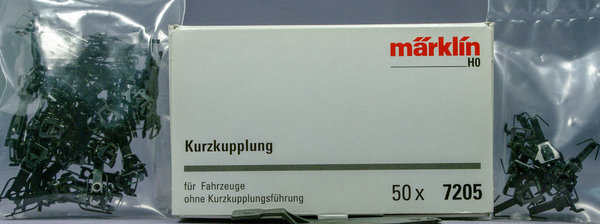 Märklin 7205 H0 Kurzkupplungen für Fahrzeuge ohne Kulissenführung.