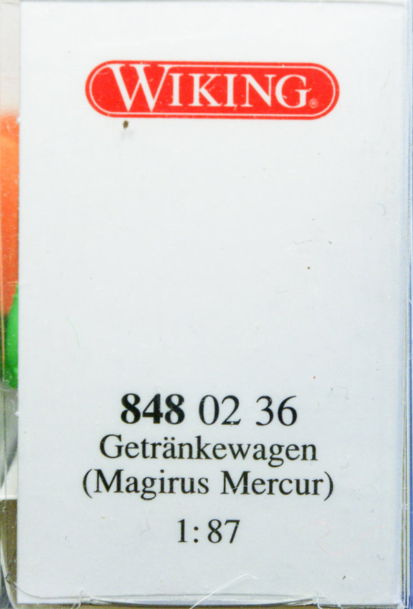 Wiking 084802 H0 Getränkewagen Magirus Mercur Fruchtlimonaden