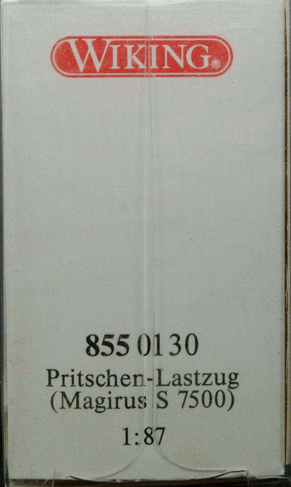 Wiking 085501 H0 Magirus Deutz S 7500 Pritschen-Lastzug