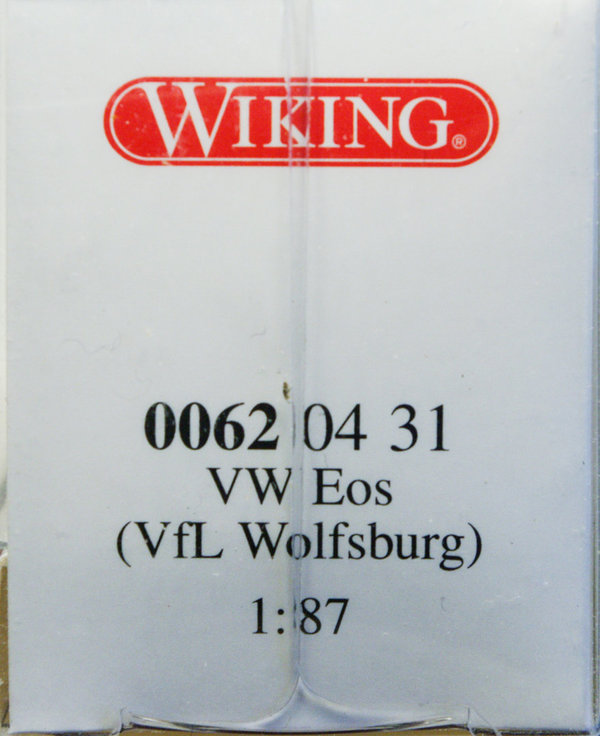 Wiking 006204 H0 VW Eos VfL Wolfsburg