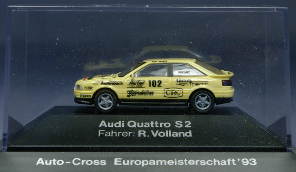 Rietze 30430 H0 Audi Quattro S 2 "R.Volland" Auto-Cross EM ´93
