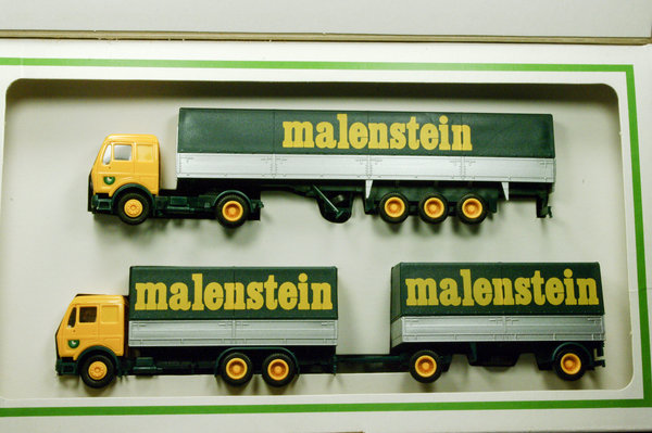 Herpa 33044 H0 MB Lastwagen Set "Malenstein"