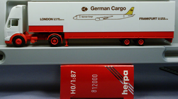 Herpa 812000 H0 MB NG Topsleeper Sattelzug "German Cargo"