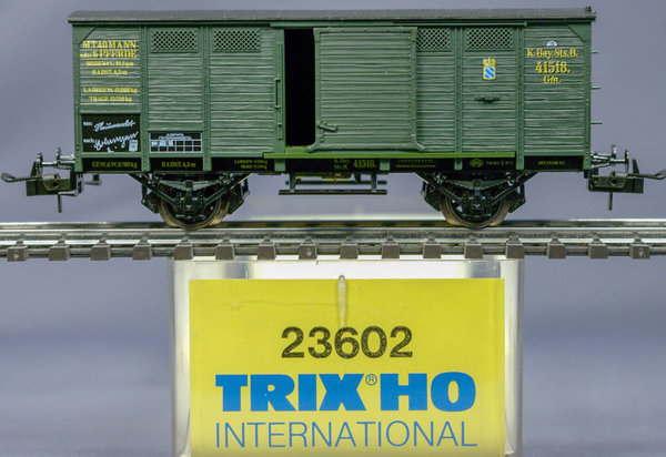 Trix 23602 H0 Gedeckter Güterwagen Gm der K.Bay.Sts.B