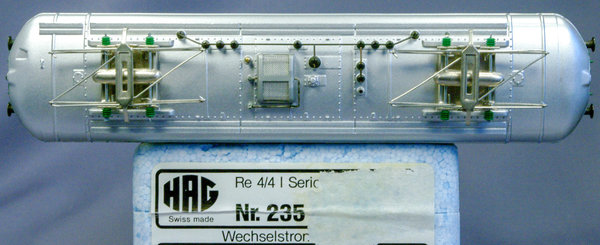 HAG 235 H0 E-Lok Serie Re 4/4 I in lindengrün für AC-analog.