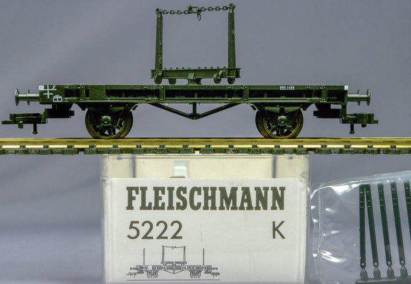 Fleischmann 5222 H0 Drehschemelwagen der Bauart H „Regensburg“ der DRG.