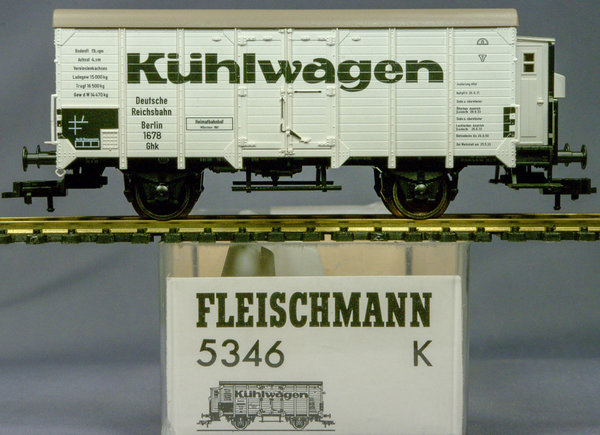Fleischmann 5346 H0 Kühlwagen Ghk „Berlin“ der DRG. DC - Radsätze