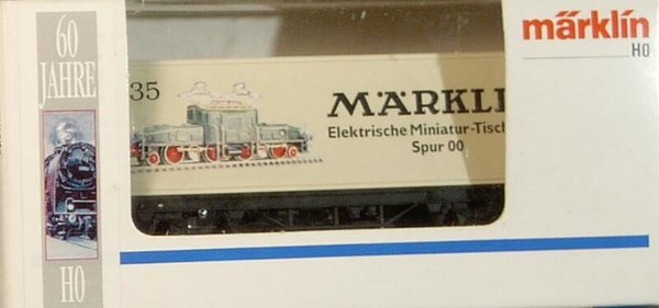 Märklin 84480 H0 Jahreswagen 1995 "60 Jahre Märklin H0" Containertragwagen.