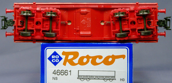Roco 46661 H0 Schiebeplanen-Wagen Shimmns der „NS Cargo“. Mit AC-Radsätzen(Märklin).