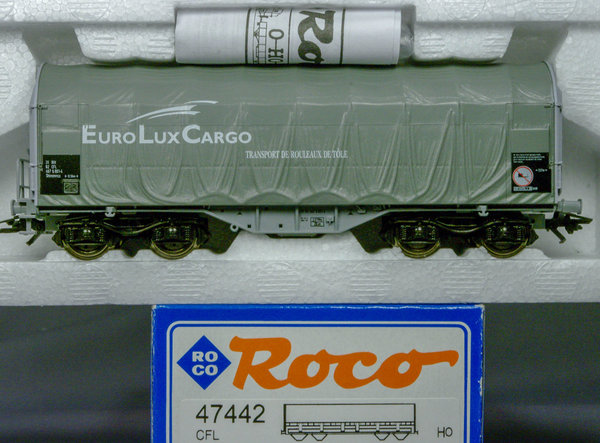 Roco 47442 H0 Schiebeplanenwagen Shimmns der CFL. Mit AC-Radsätzen(Märklin).