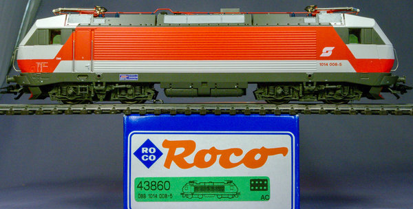 Roco 43860 H0 E-Lok BR 1014 der ÖBB. AC-analog, Schnittstelle nach NEM 652.